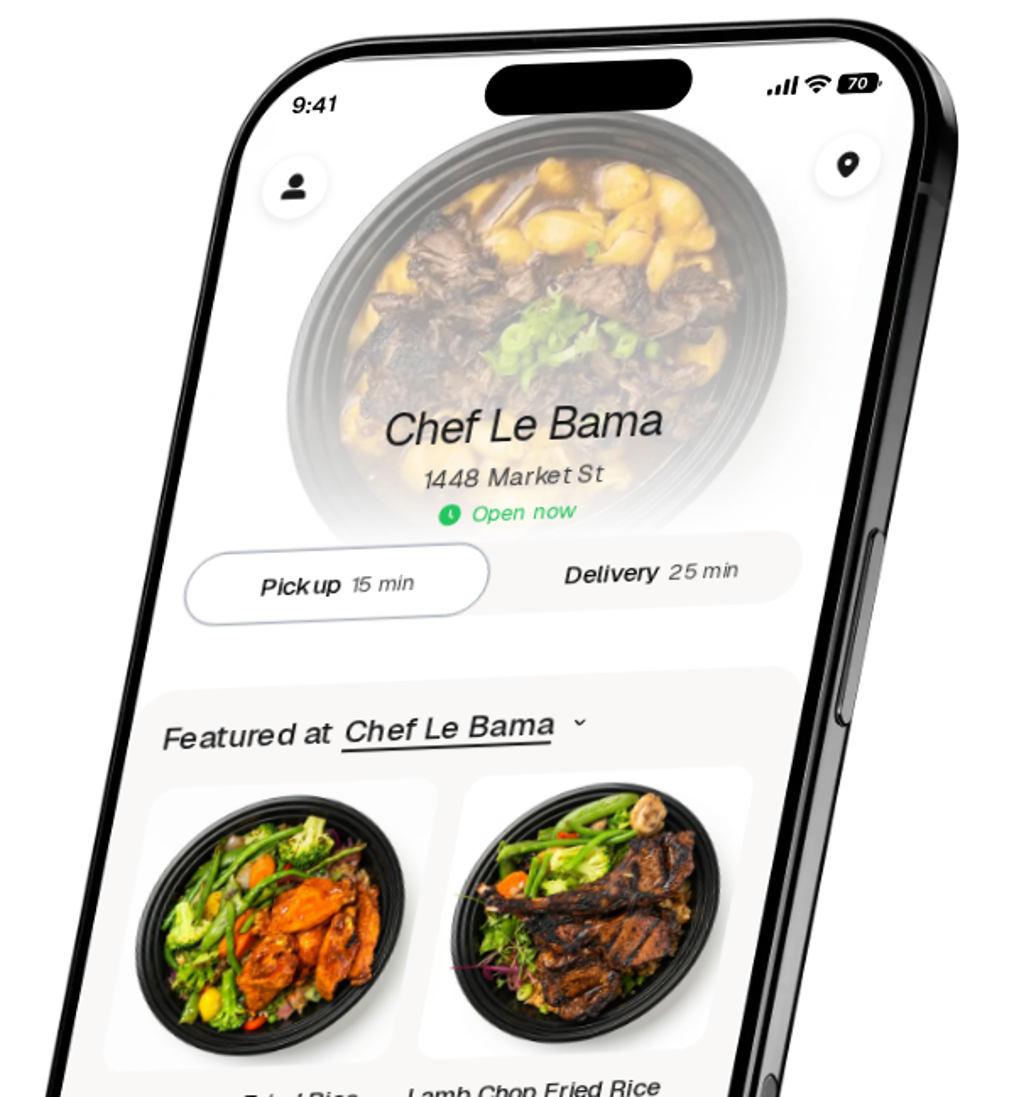 Chef Le Bama app preview