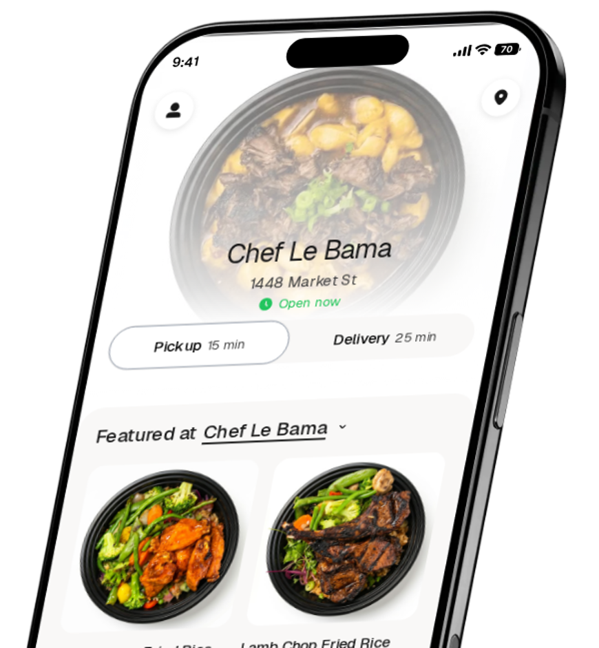Chef Le Bama app preview