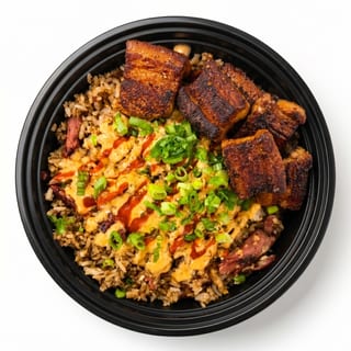 Crispy Pork Belly Fried Rice